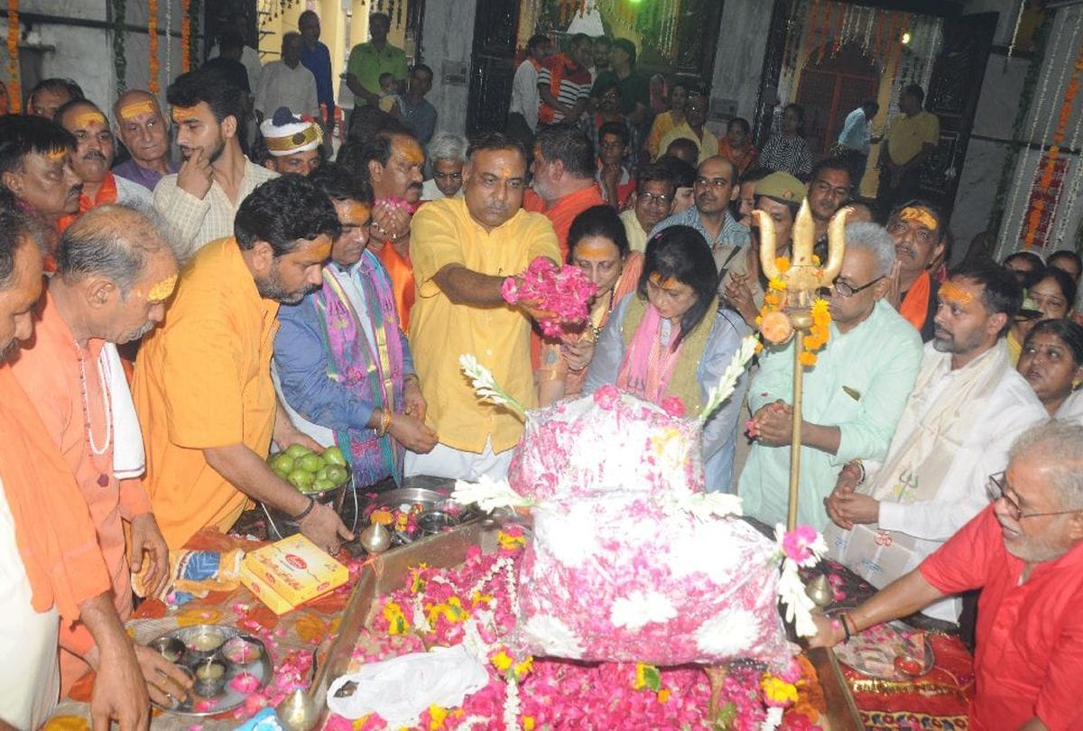 Kailash Mahedav Temple Mela inauguration by mayor Naveen jain
