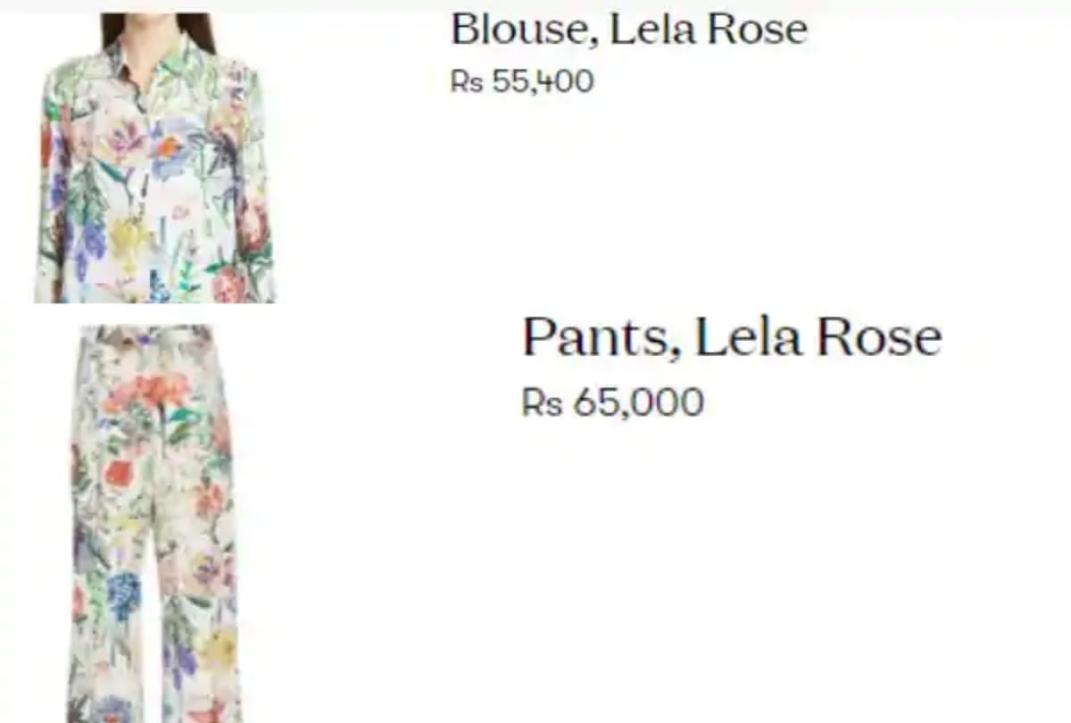 The cost of Priyanka Chopra floral co-ord set will give you shock
