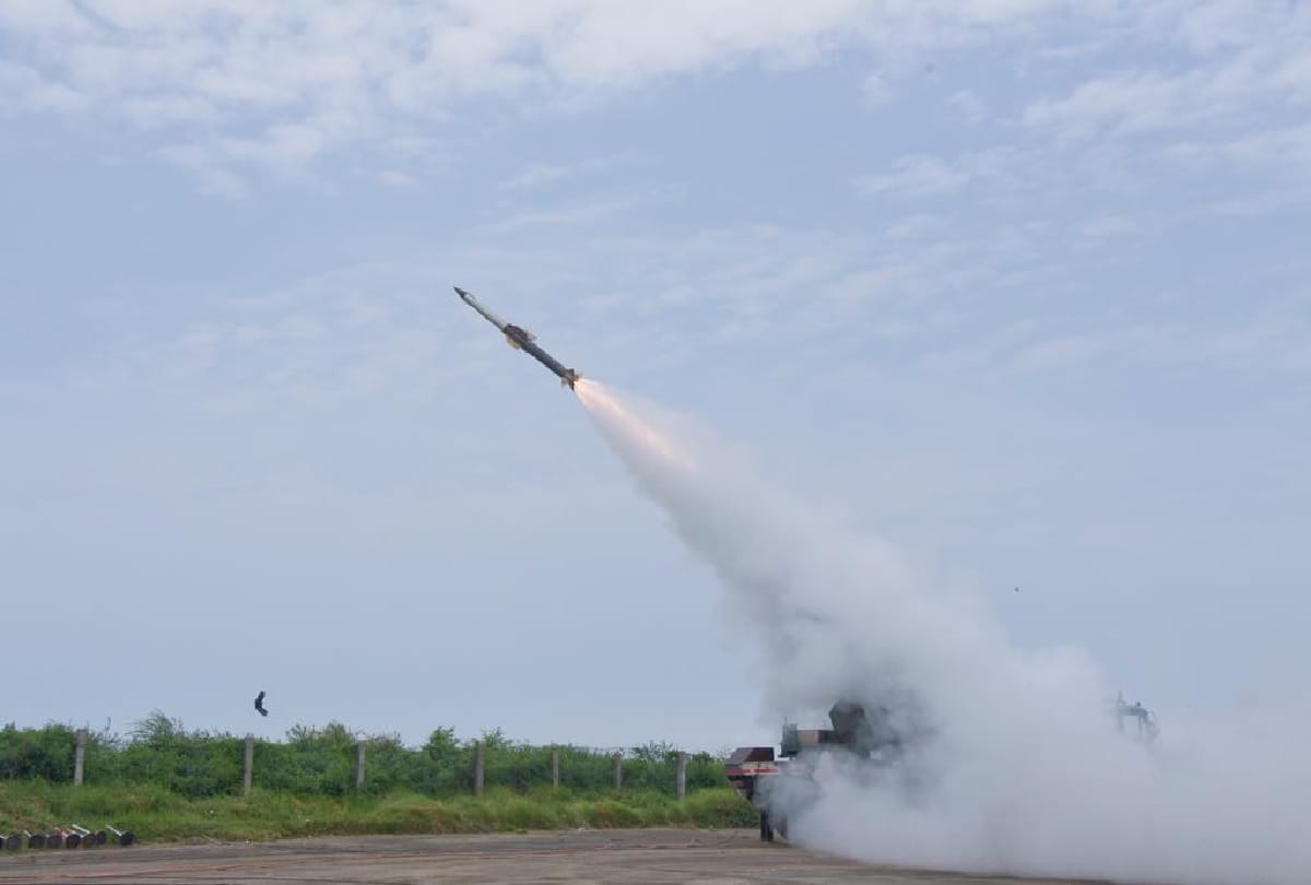 DRDO successfully flight tested Quick Reaction Surface to Air Missile air defence system