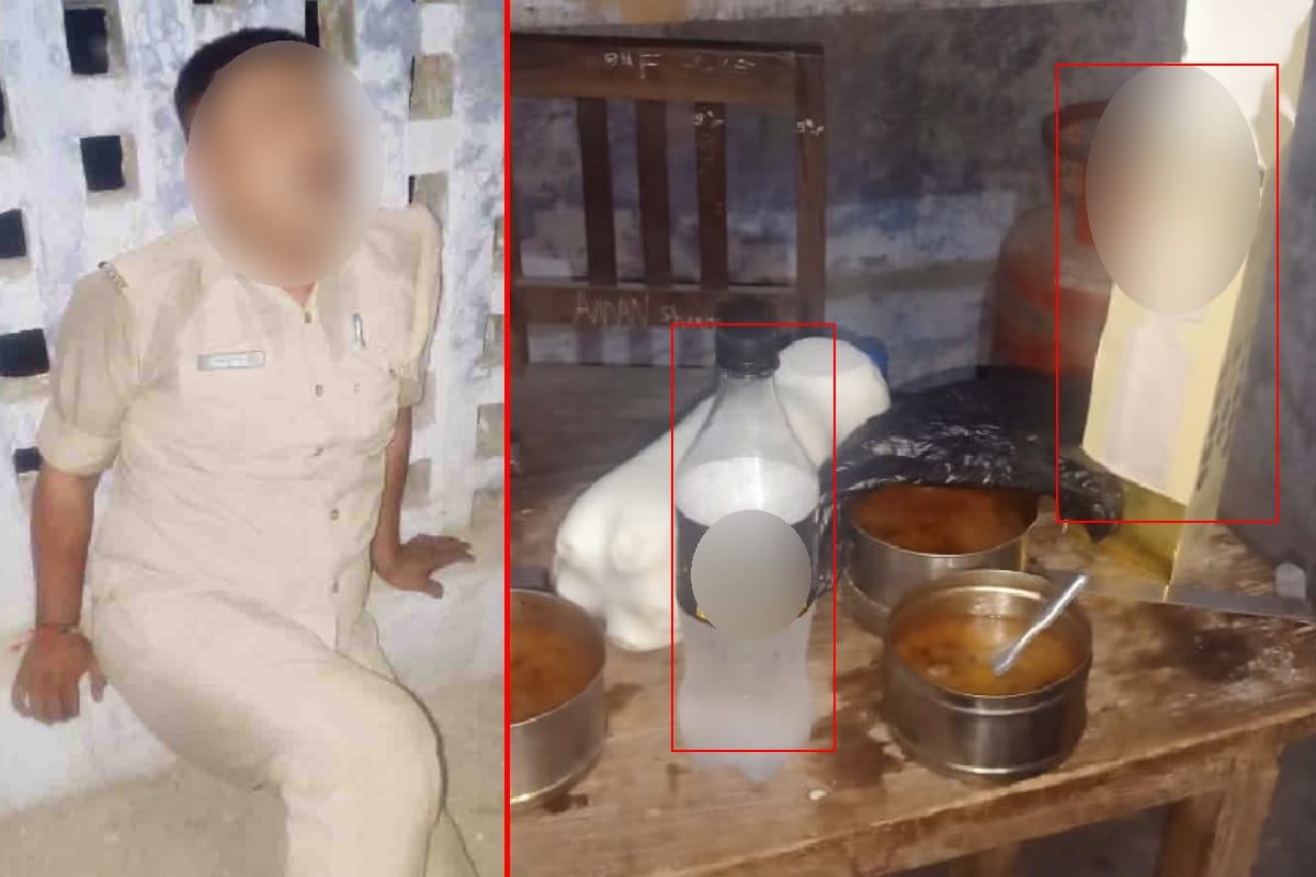 three policemen suspended after liquor party in a college in shamli UP