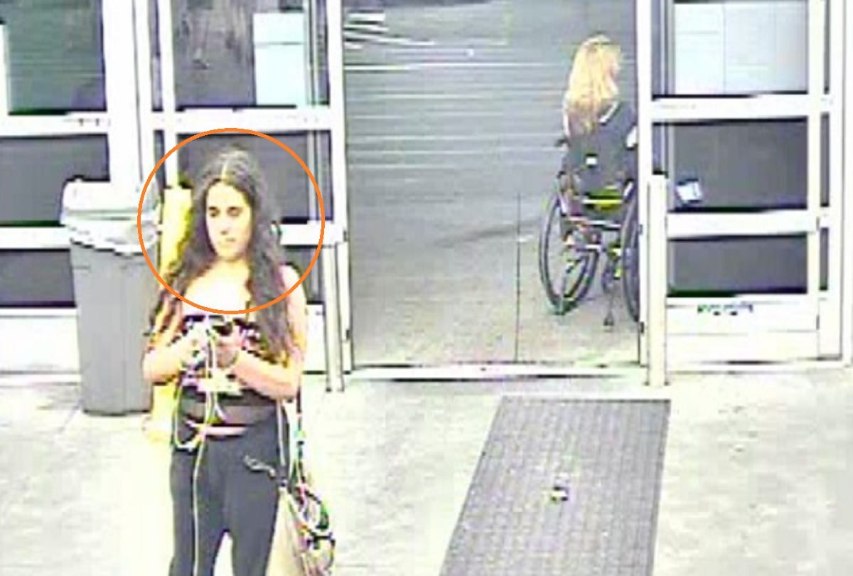 woman urinating on potatoes in a Supermarket Caught on CCTV Camera