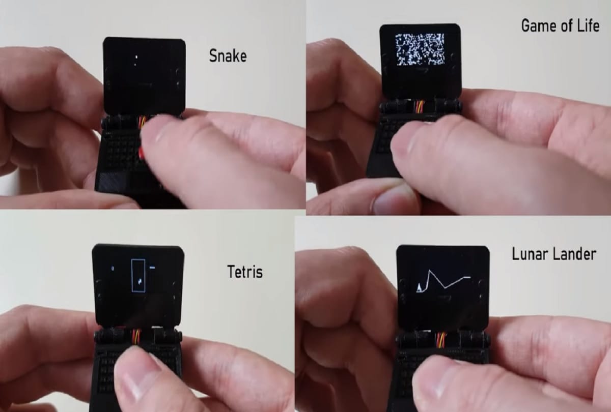 Worlds smallest laptop Thinktiny is a fully functioning gaming laptop designed by Paul Klinger