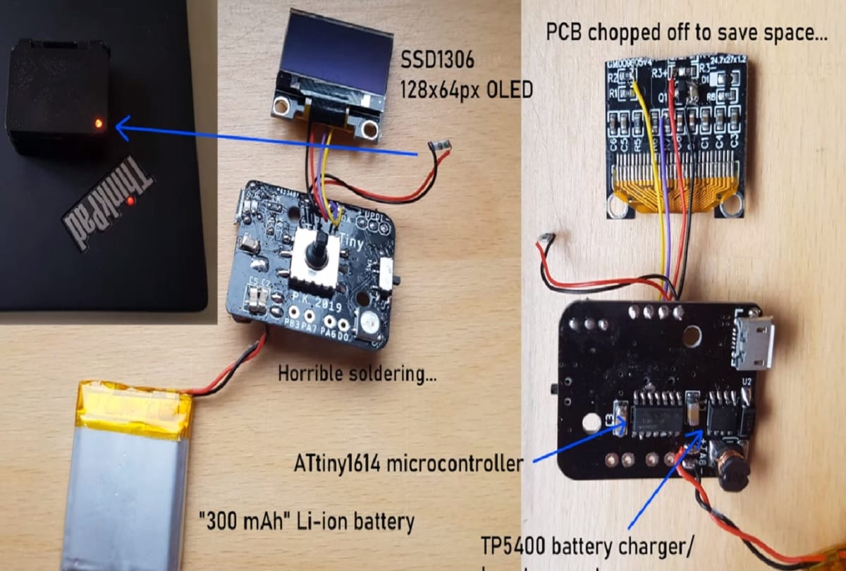 Worlds smallest laptop Thinktiny is a fully functioning gaming laptop designed by Paul Klinger