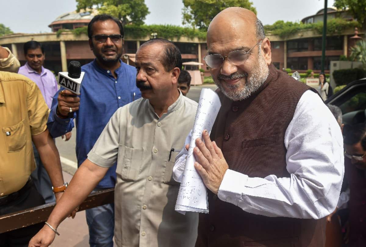 Amit shah says Jammu Kashmir plight and terrorism due to section 370