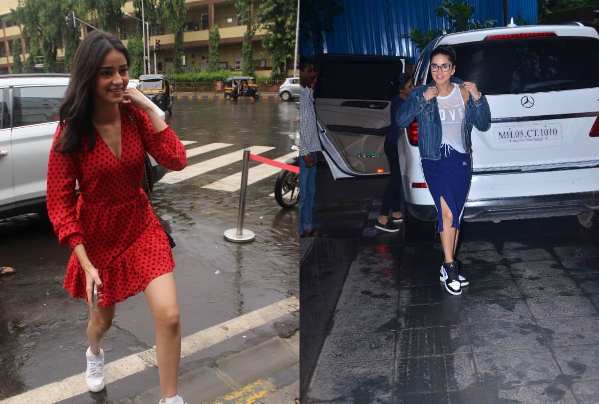Ananya Pandey to Sunny Leone these bollywood celebrities spotted in mumbai