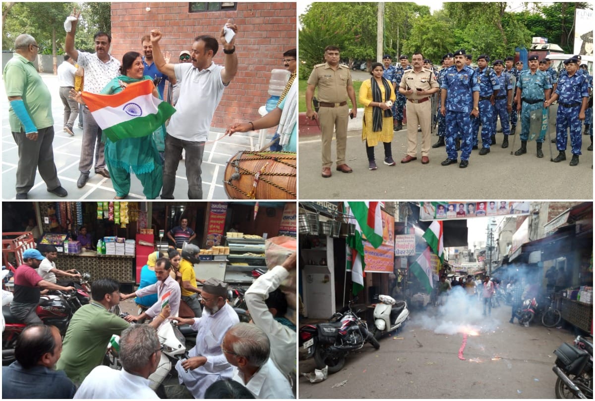Article 370 revoked people all over the country celebrates and thanks government