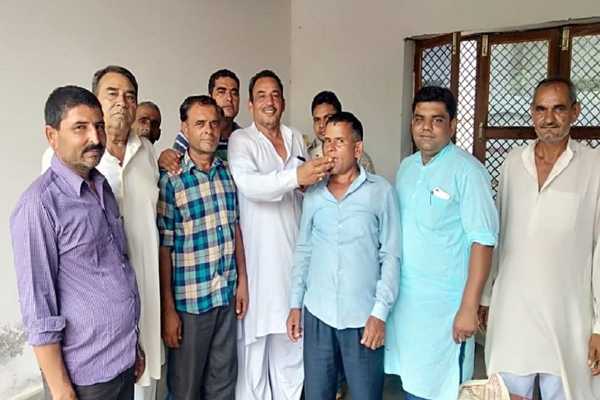 Celebration in the village of Governor Satyapal Malik after section 370 ended in Jammu and Kashmir