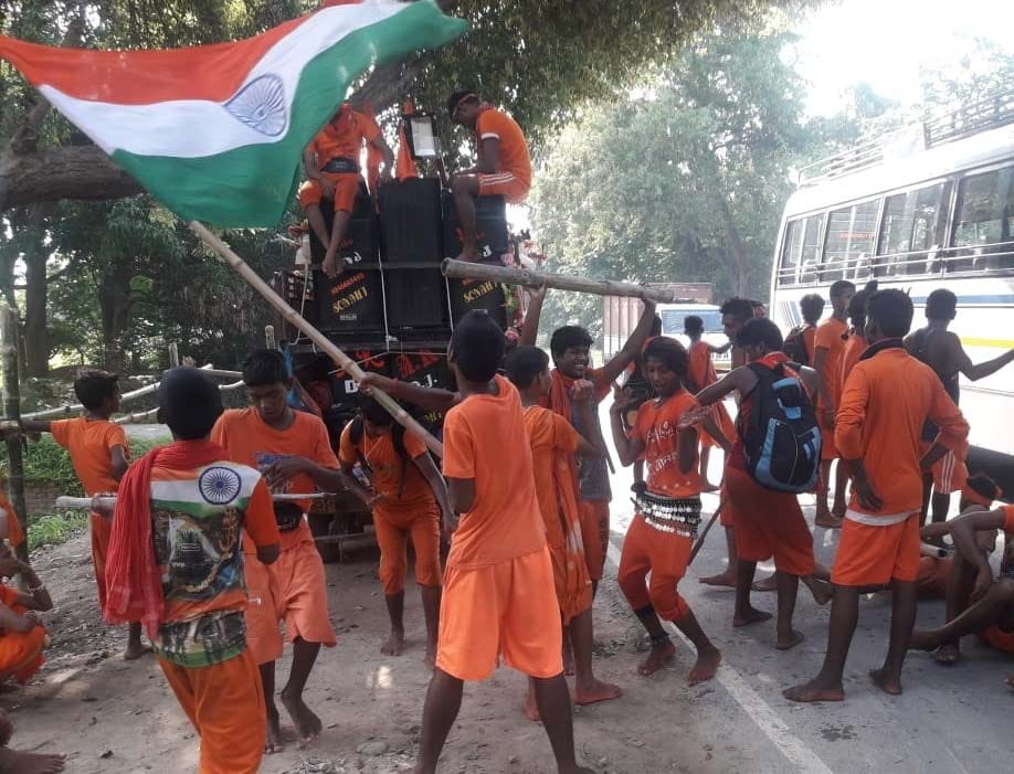 Rally for Jalabhishek on Nagpanchami