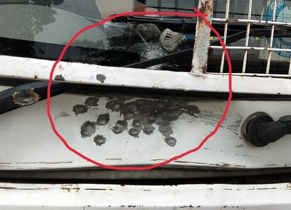 Cash van guard shoot by punks boys dare to beat them in bhadohi