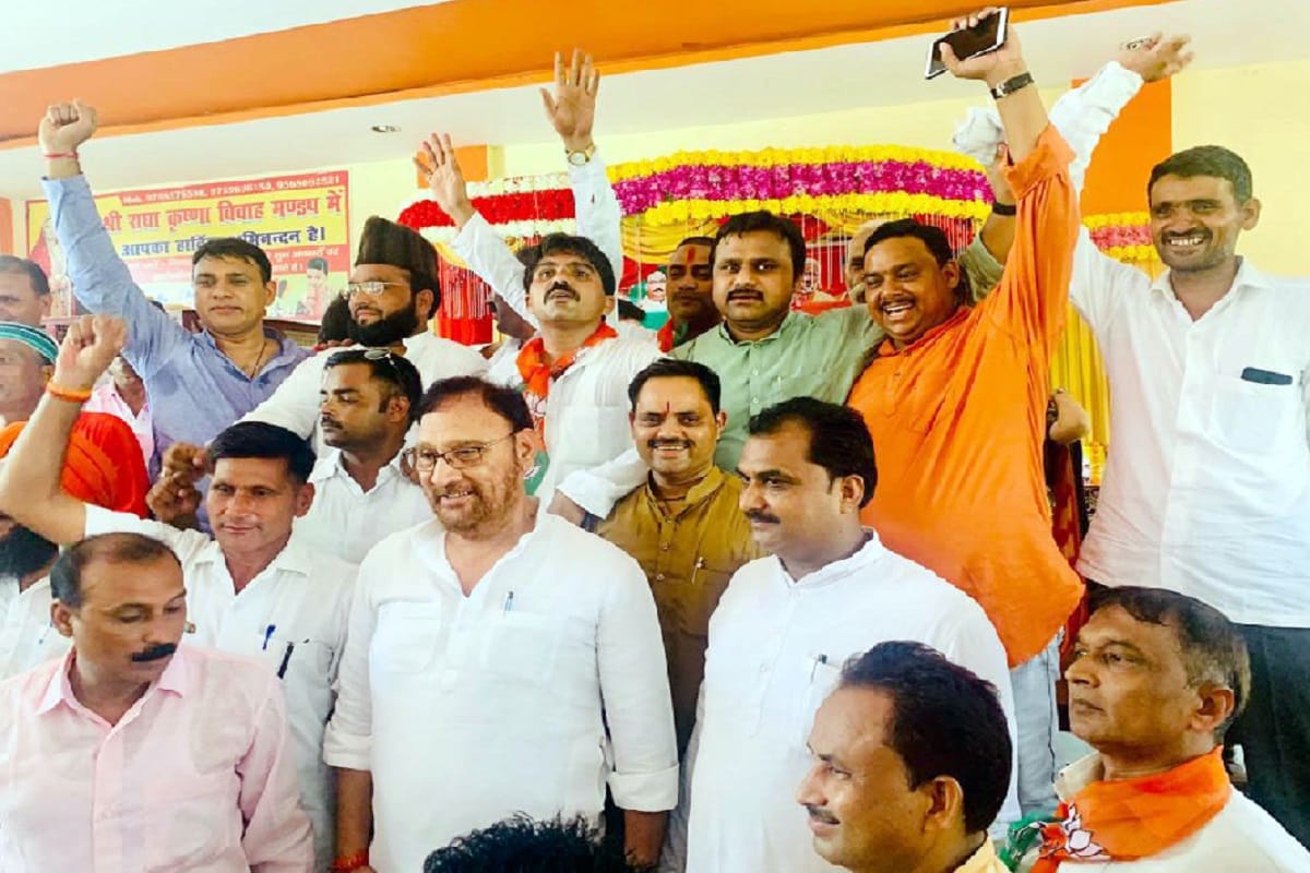 Congress many leaders joined in BJP party in Bijnor city