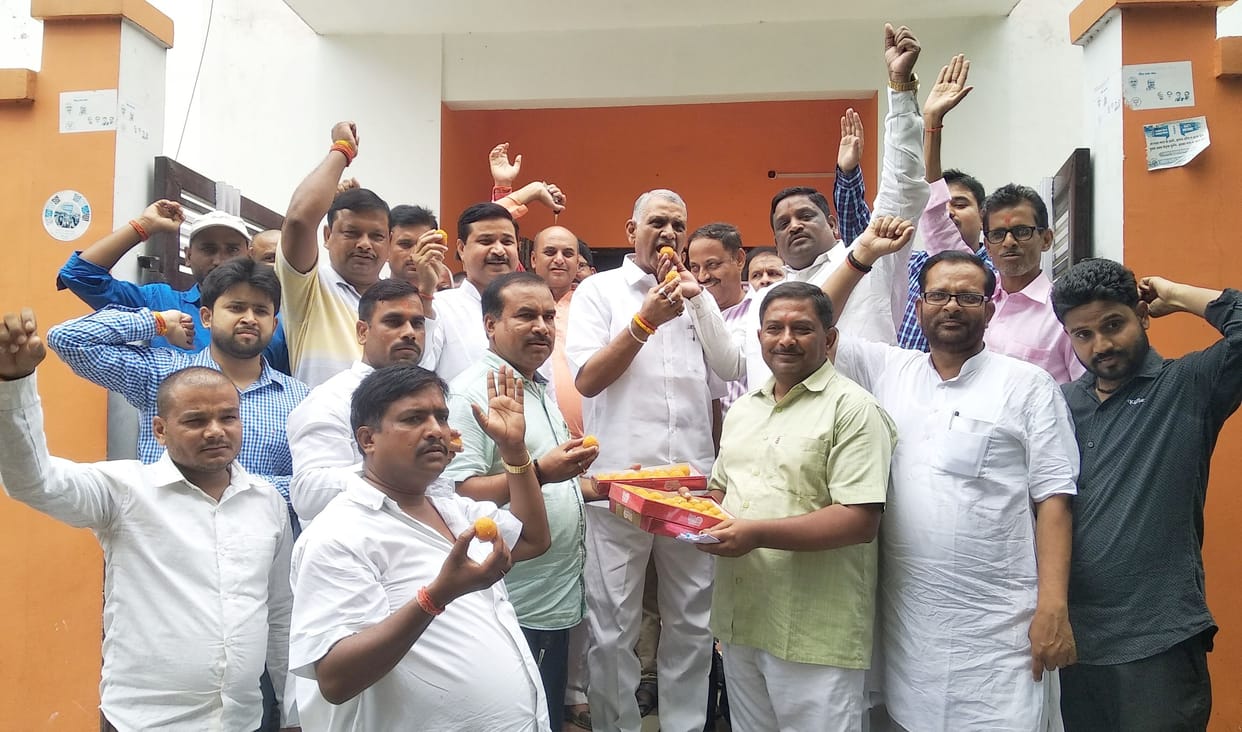 celebration on the withdrawal of article 370