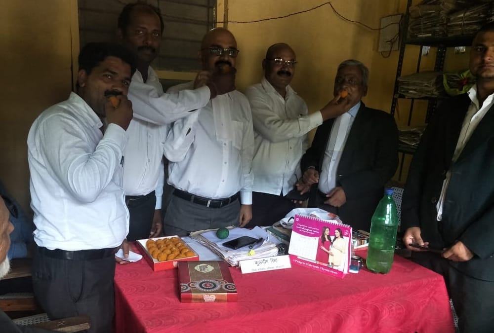 Celebration after removing 370 from Jammu and Kashnir.