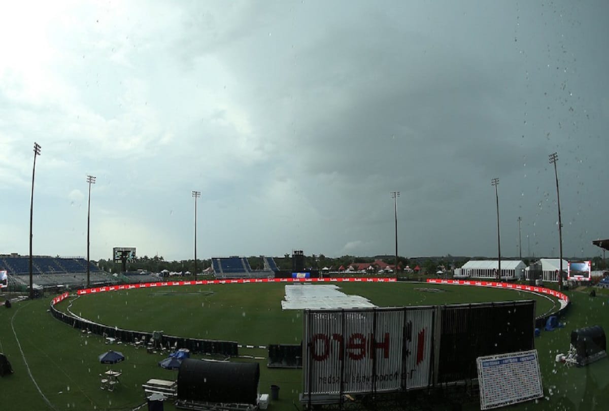 Cricket News: India west indies match 2nd t20 match stopped due to heavy lightning strikes