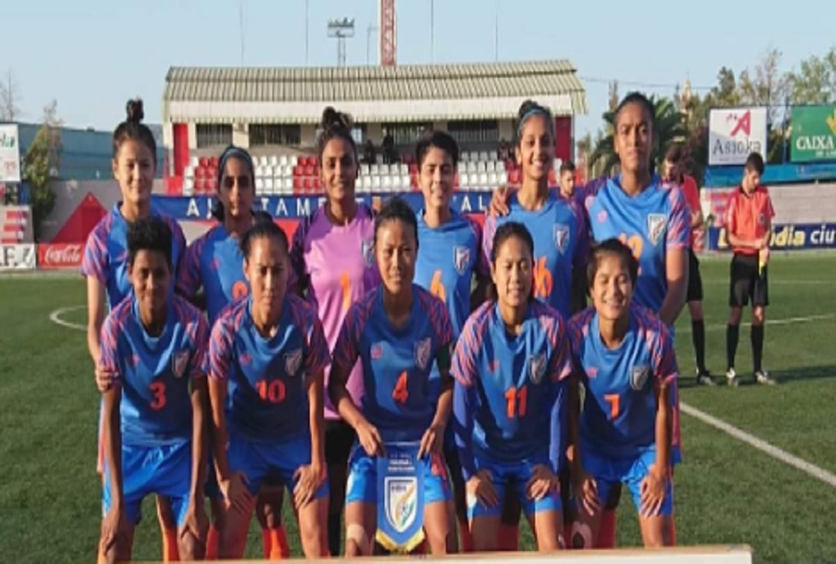 Indian women football team defeated bolivia football team in cotif cup tournament