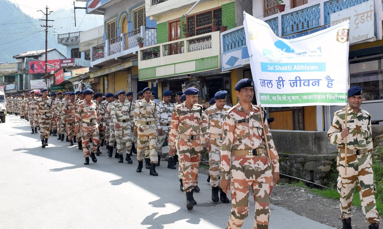 ITBP and SSB launched water saving campaign