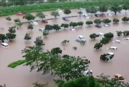 Heavy rain in Mumbai