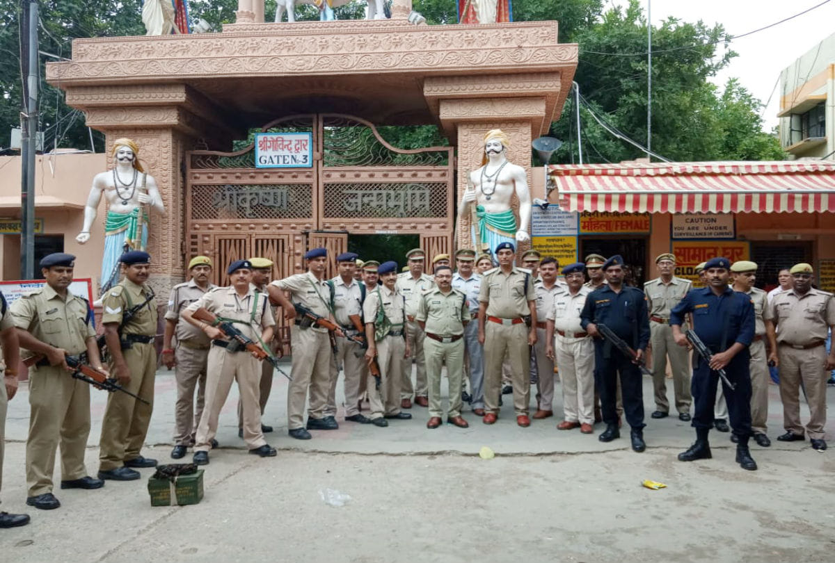 security tight in mathura after Kashmir Issue article 370