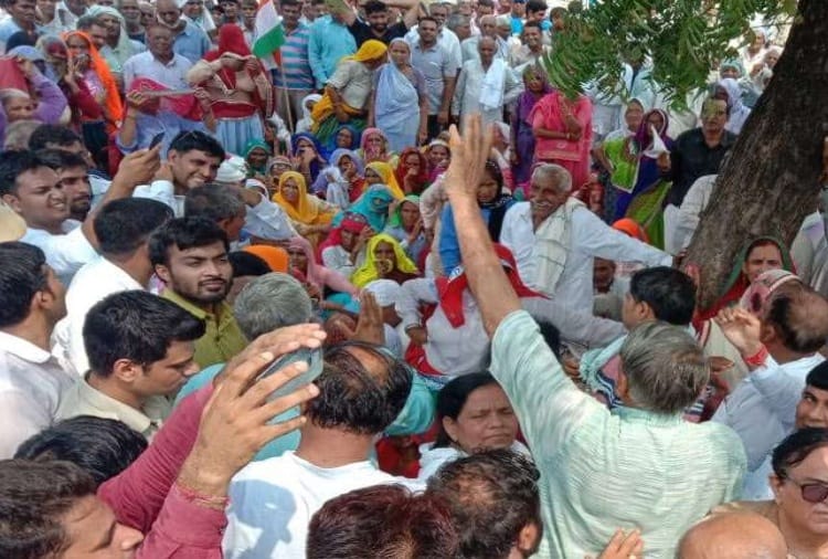 maha panchayat in rewari for aiims in manethi