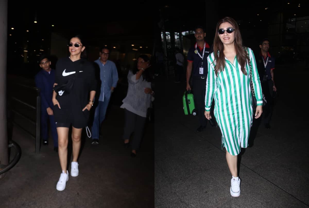 Raveena Tandon to Deepika Padukone these bollywood celebrities spotted at mumbai Airport