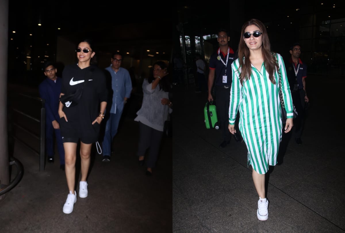 Raveena Tandon to Deepika Padukone these bollywood celebrities spotted at mumbai Airport