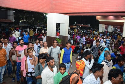 Four trains along with pushpak Express cancelled.
