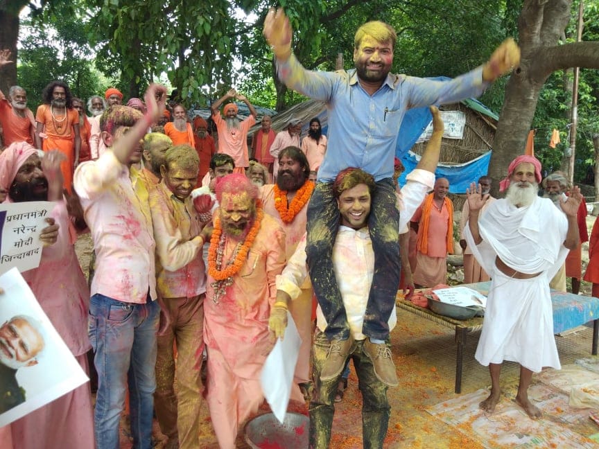 Article 370 Revoke from Jammu and Kashmir Celebration in uttarakhand photos