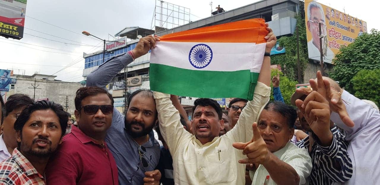 Article 370 Revoke from Jammu and Kashmir Celebration in uttarakhand photos