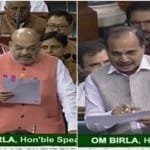 अमित शाह-अधीर रंजन चौधरी