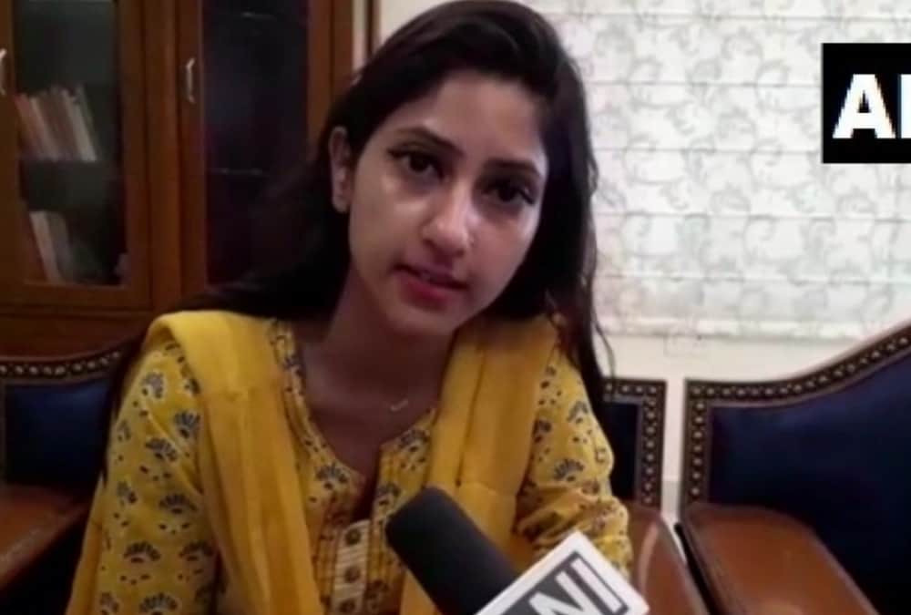 Congress MLA Aditi Singh joins special session in Vidhan Sabha.