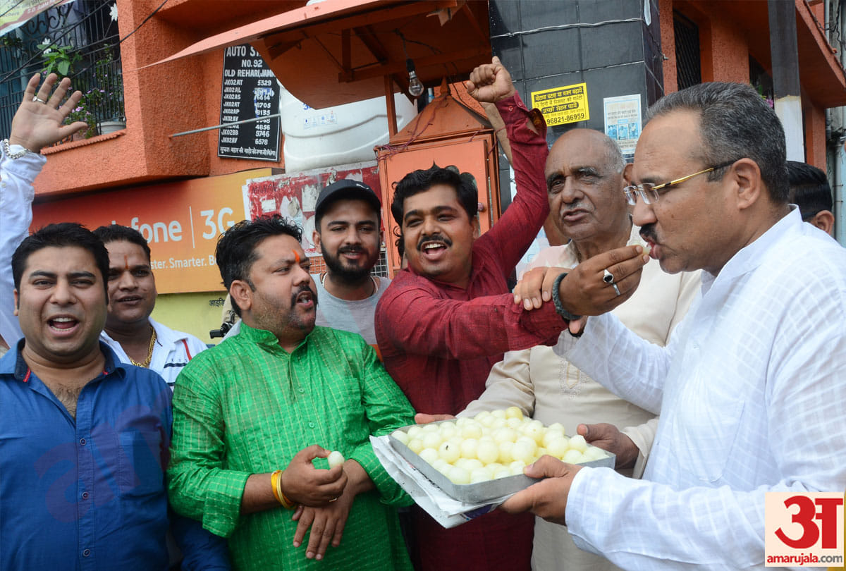 bjp will celebrate revoke of article 370 in jammu and kashmir upto villages