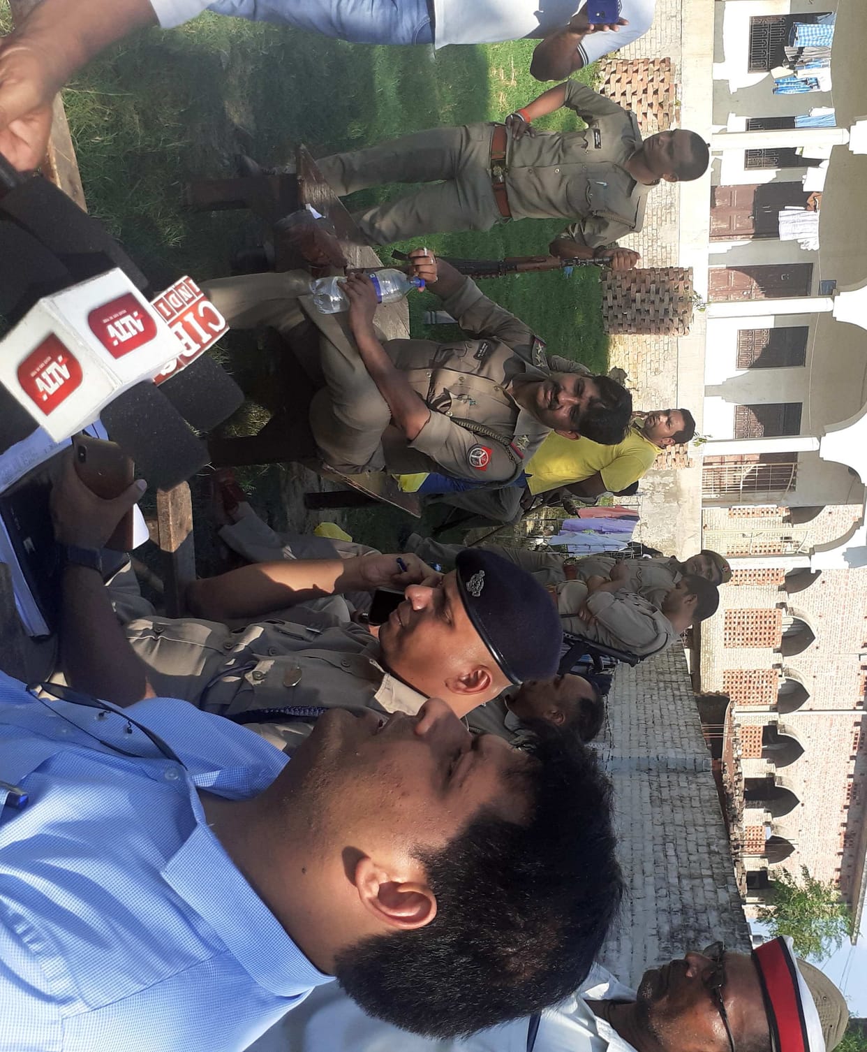 Chaos due to fighting in madarsa