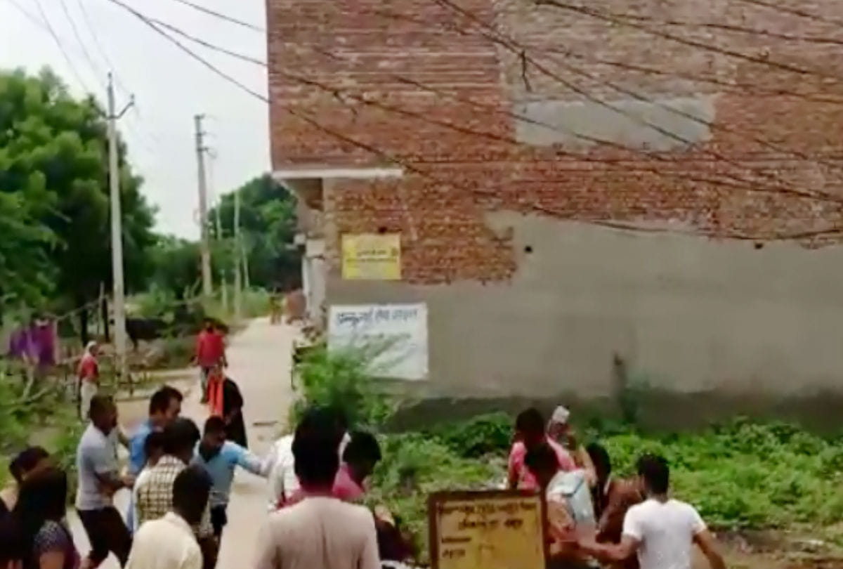 molestation with girl young man beat father and brother on protest