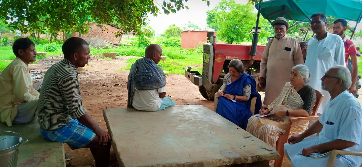 Cpi leader brinda karat visit ghorawal sonbhadra meet massacre victims