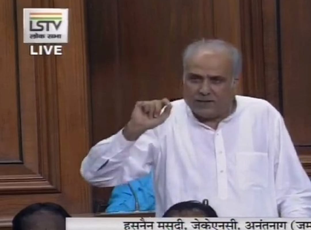 Rajnath Singh Amit Shah on hasnain masoodi remark on Shyama Prasad Mukherjee article 370 kashmir