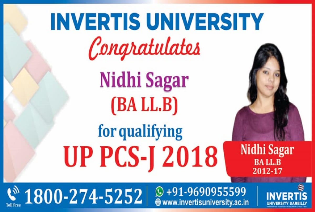 Invertis university law placement and career opportunities 