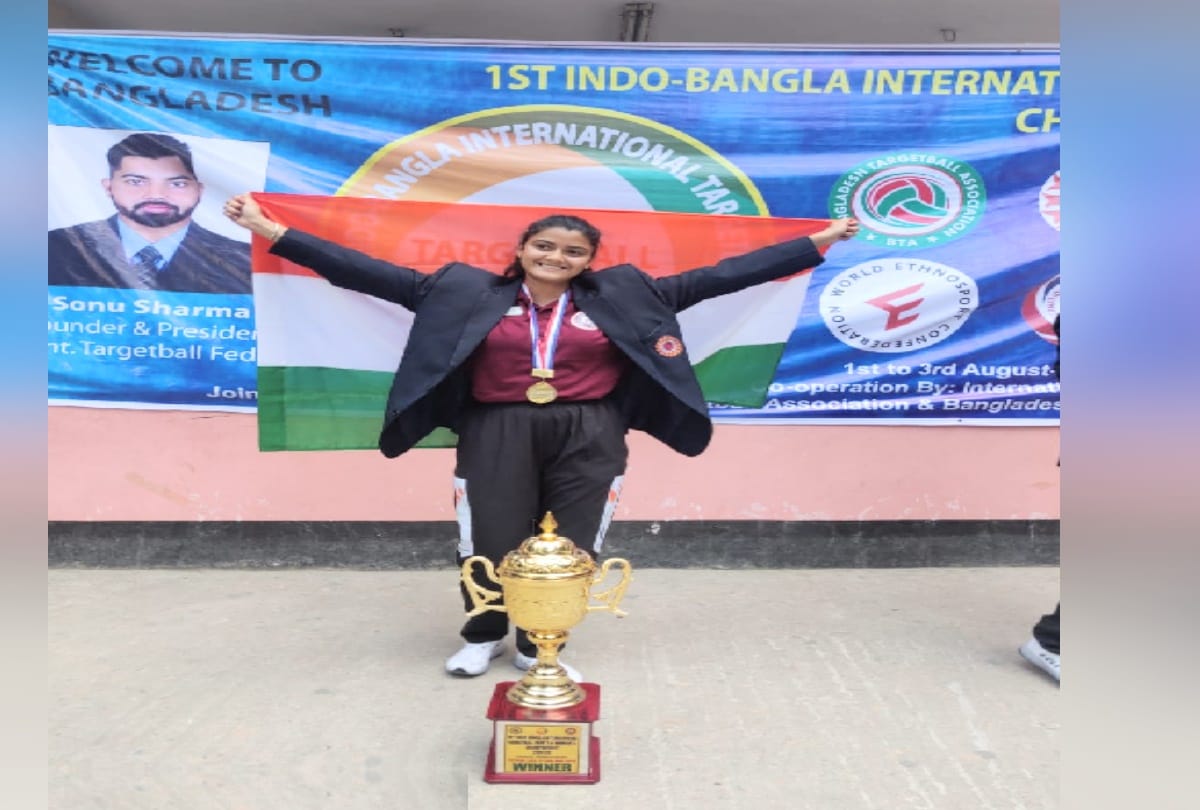 Priyanka Sharma of himachal as Vice Captain in Target ball Competition