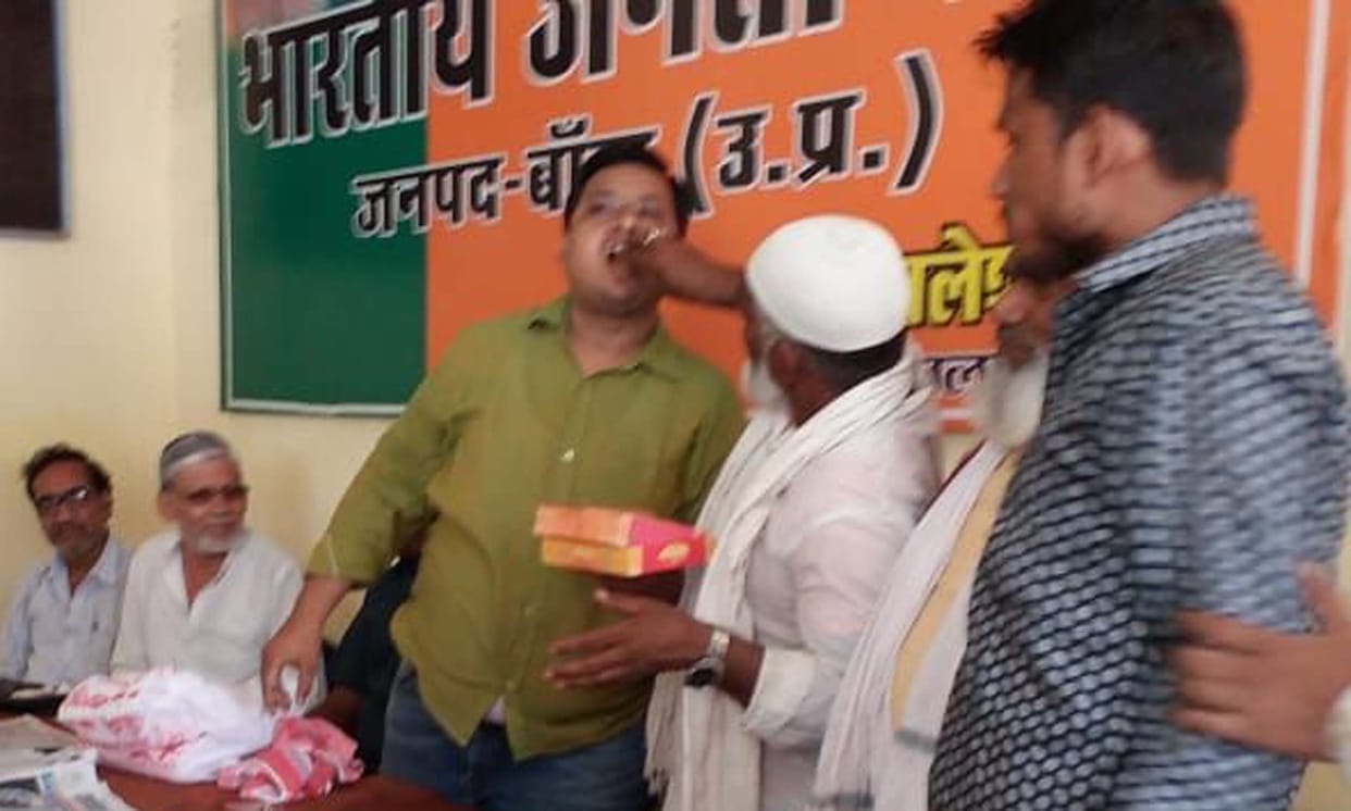 BJP celebrates, opposition parties remain silent