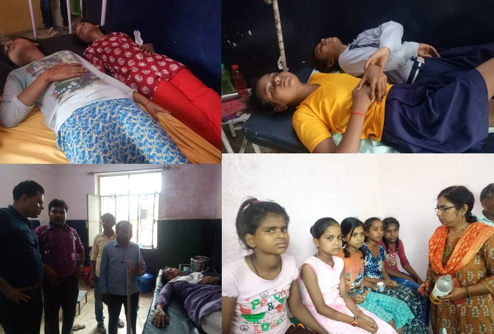Students fall ill after taking food in school in Raebareli.