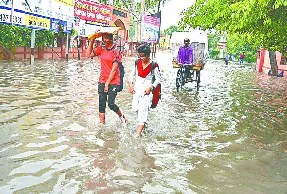 heavy rain in firozabad today weather report Hindi News