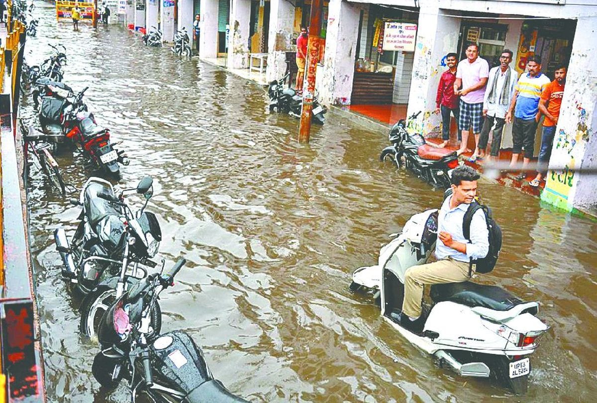 heavy rain in firozabad today weather report Hindi News