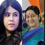 Sushma Swaraj, Anupam Kher, Ekta Kapoor