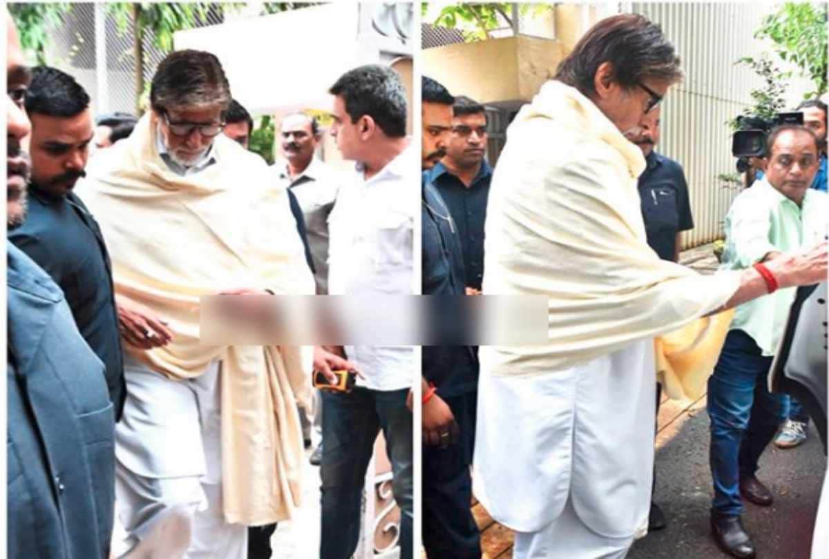 hrithik roshan maternal grandfather j om prakash funeral photos amitabh bachchan spotted