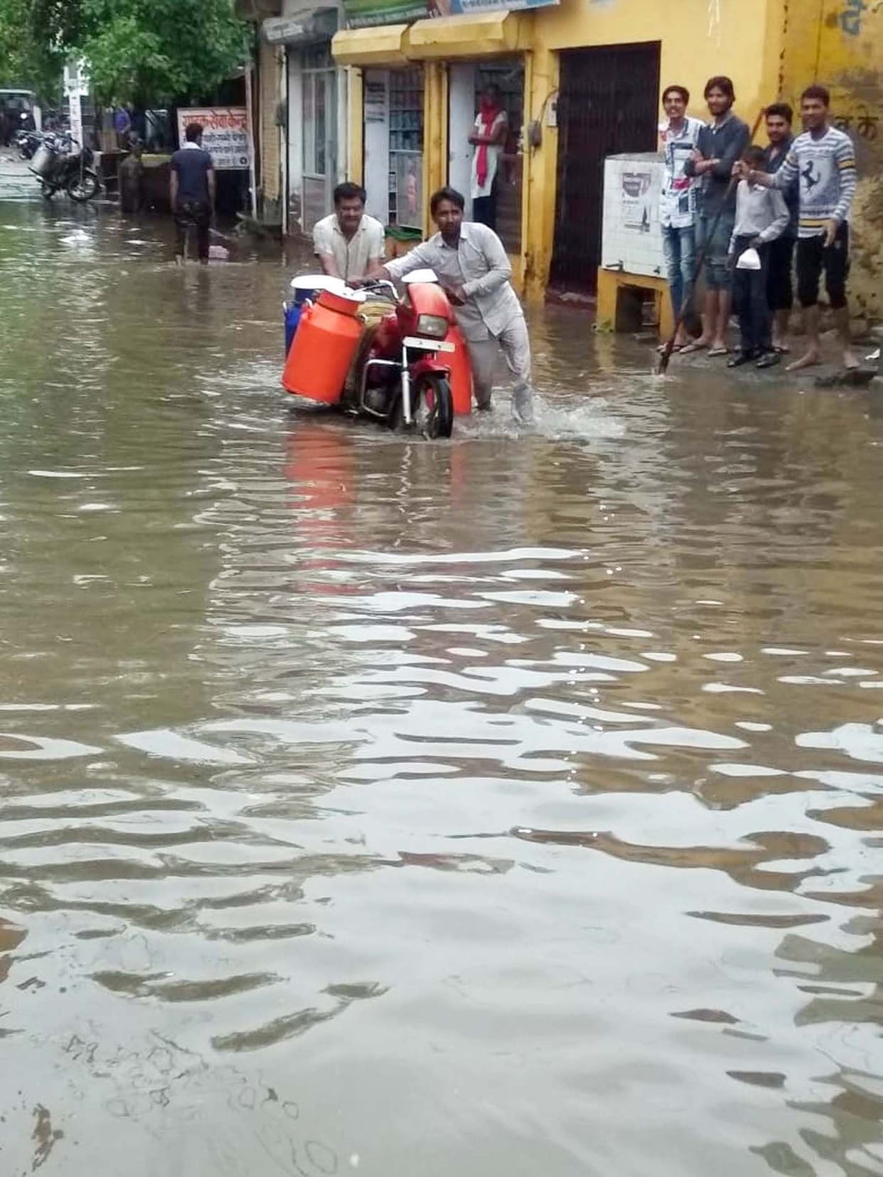 rain water in hathin and hodal