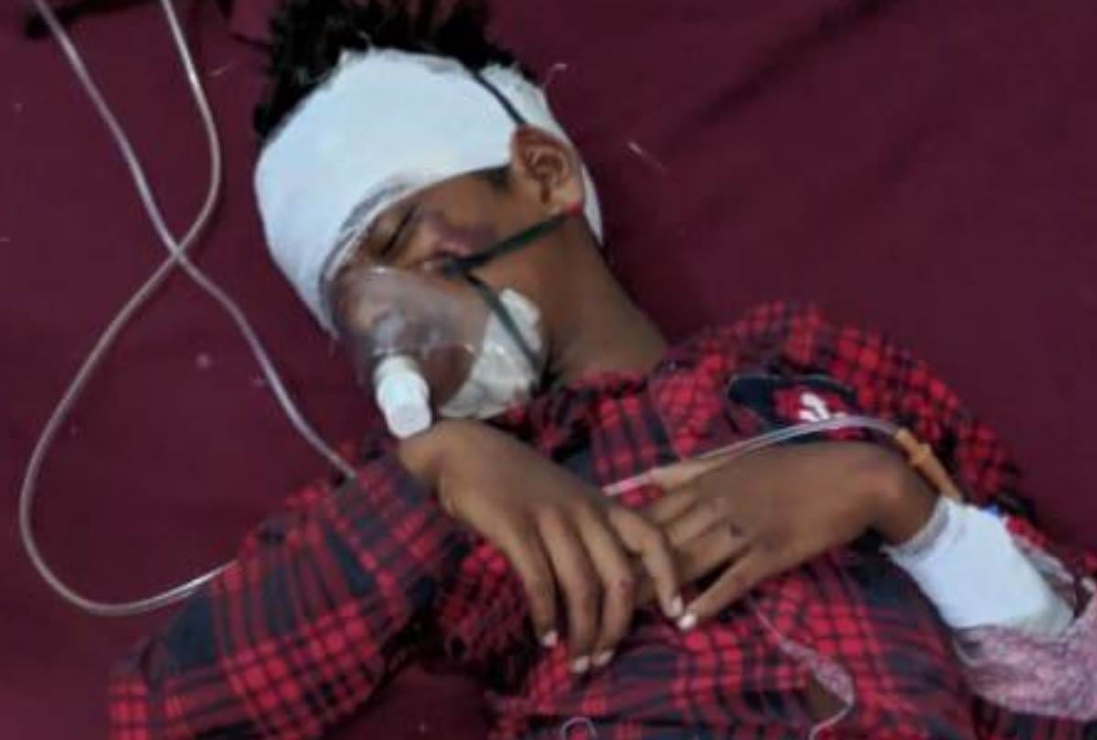 criminals beat a lady and looted her jewellery