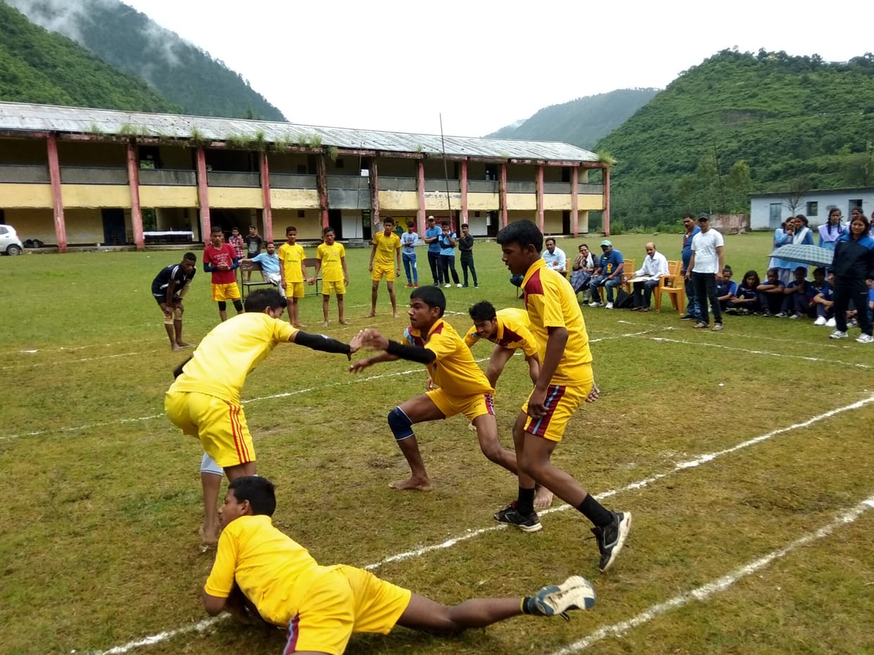 Ranikhet Inter College dominates in Kabaddi for Girls category
