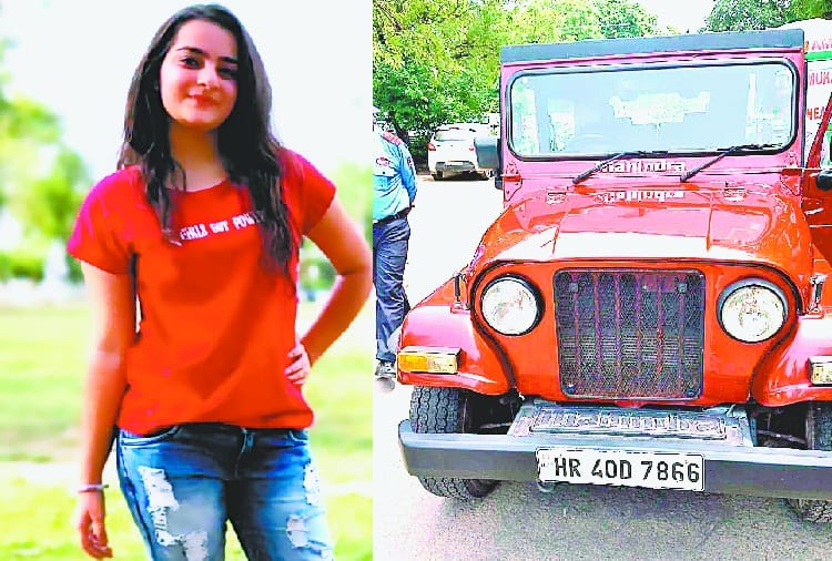 jammu kashmir girl dead in road accident, second injured