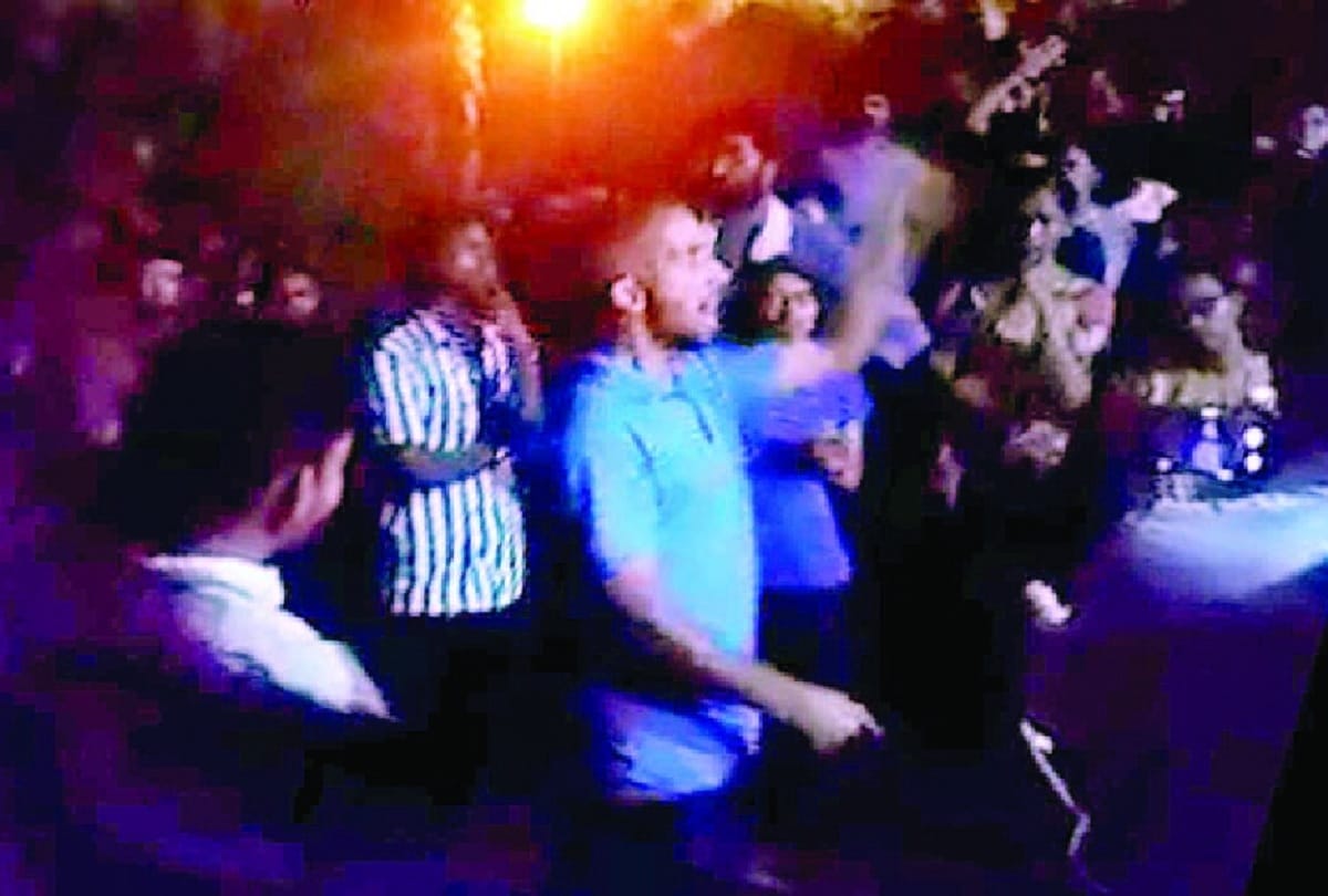 Kashmir Students proteste against Article 370 at Jawaharlal Nehru University Campus