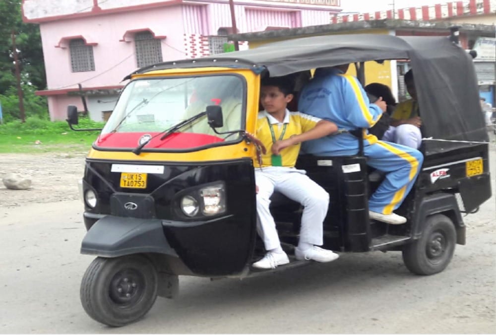 Overloading in school vehicle danger for students kotdwar