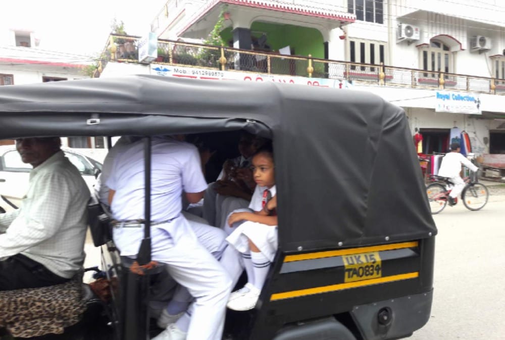 Overloading in school vehicle danger for students kotdwar