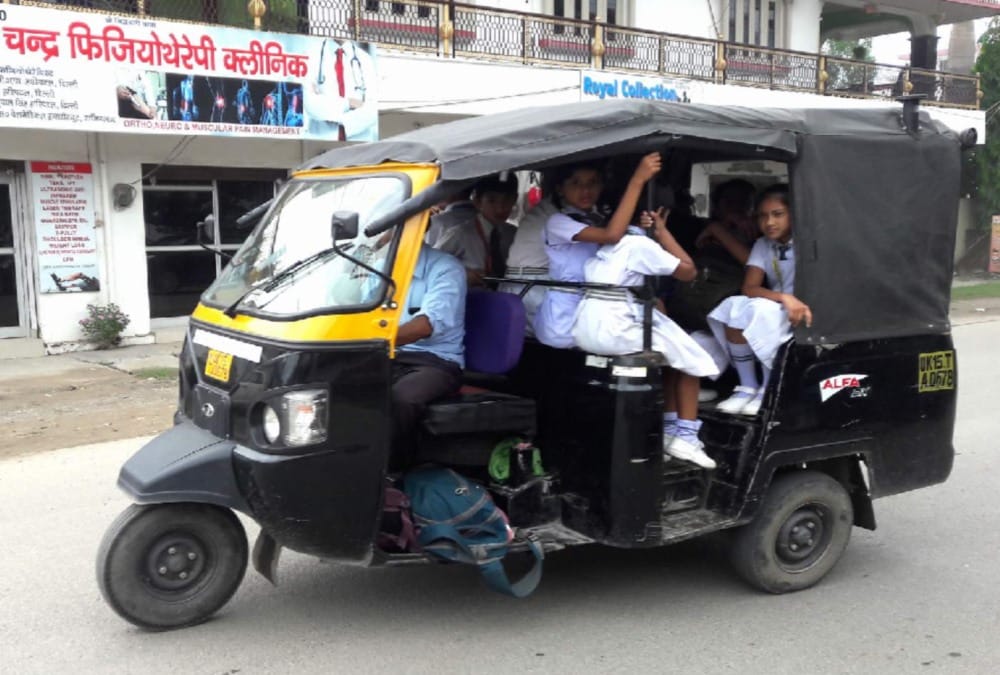 Overloading in school vehicle danger for students kotdwar